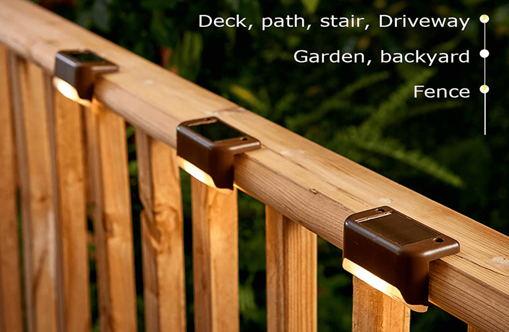 Phereu Solar Deck Lights Outdoor