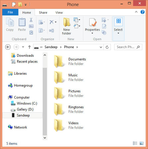 Phone File Explorer