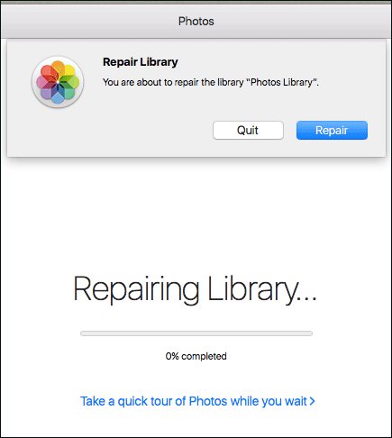 Photos Repair Library Screenshot
