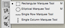 Photoshop Marquee Tools