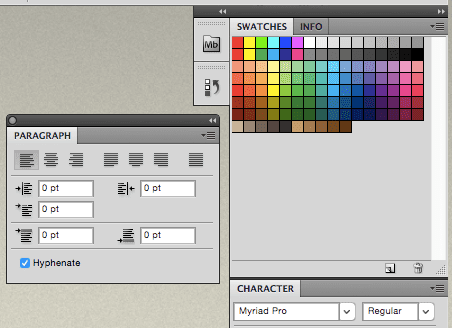 Photoshop Paragraph Panel Out