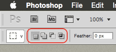 Photoshop Selection Tools Options