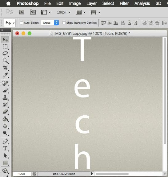 Photoshop Text Edited