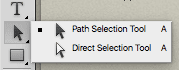 Photoshop Text Vector Path Selection Tool
