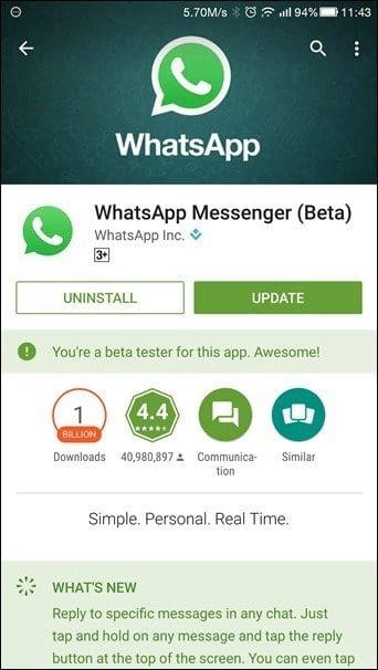 Play Store Beta 1