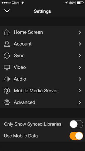 Plex Settings 1