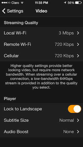 Plex Settings 2