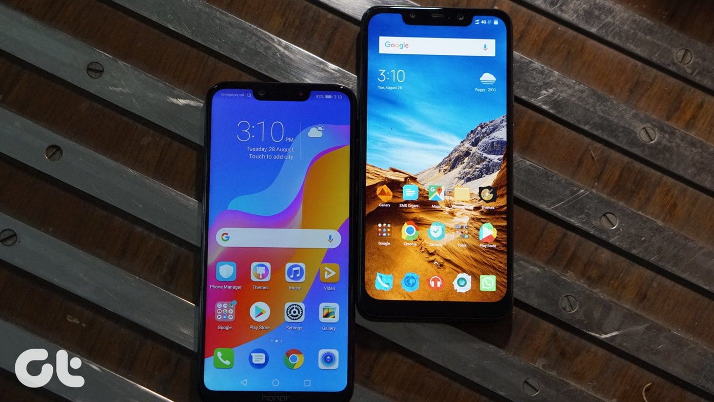 Poco F1 Vs Honor Play 9