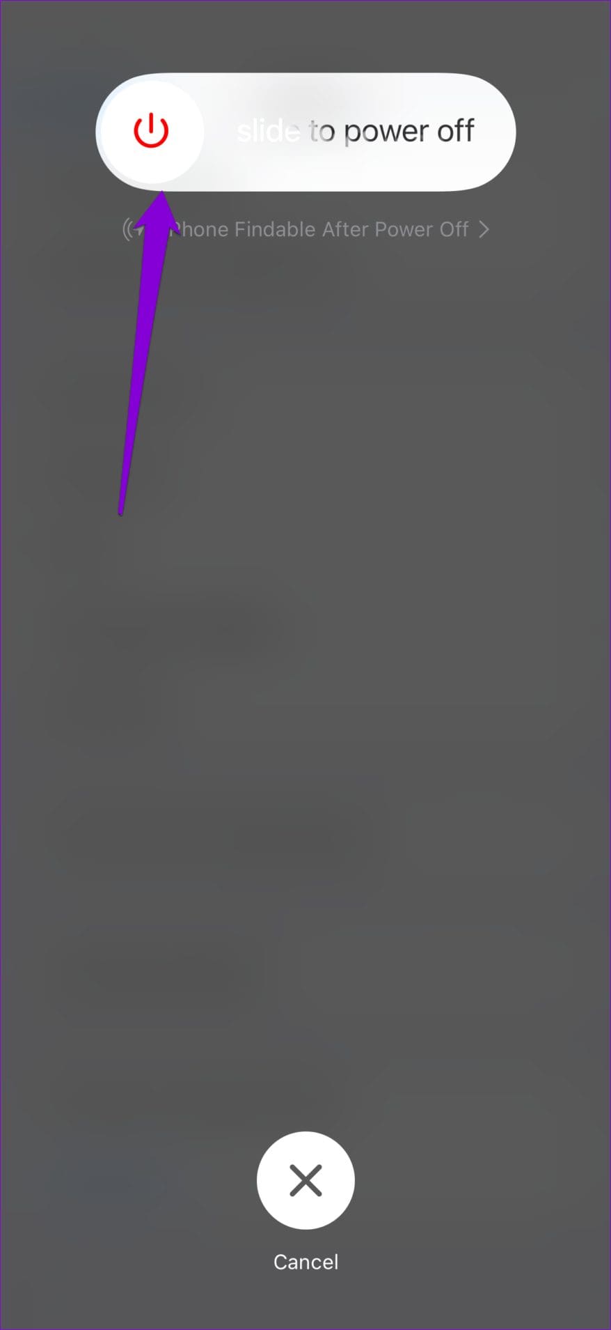 Power Off iPhone