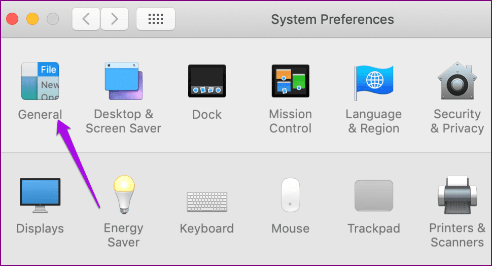 Preferences General