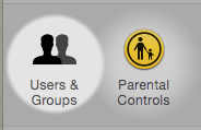 Preferences Users Menu