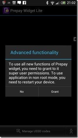 Prepaid Widget Lite 5