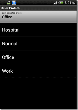 Profile Changer For Android 4