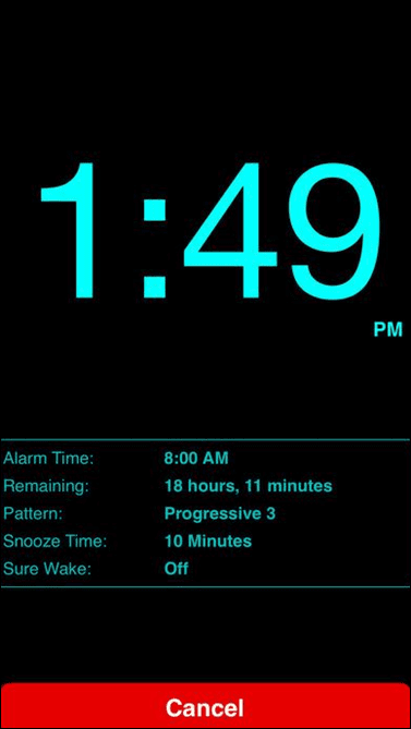 Progressive Alarm Clock