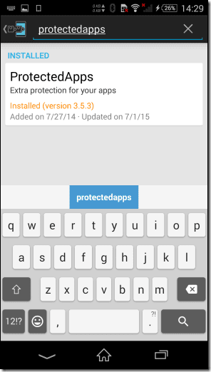 Protected Apps Android 1