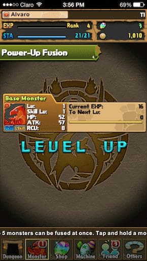 Puzzle And Dragons Level Up