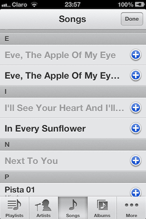 Queue The Music Browse