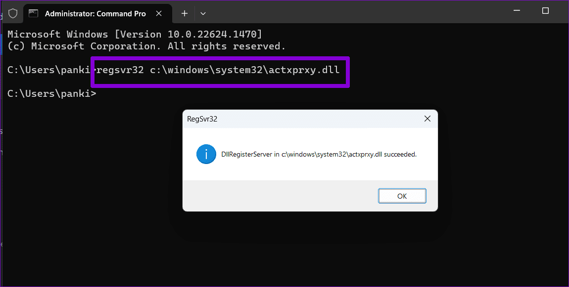 Re-Register DLL Files