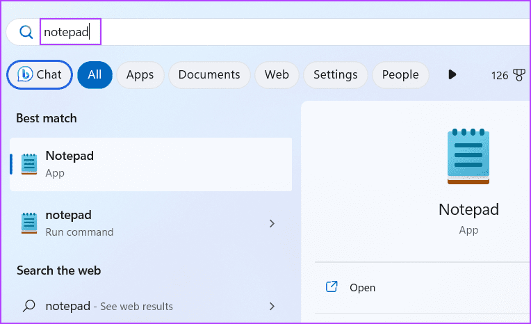 start menu