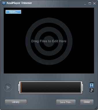 Real Player Trimmer Interface