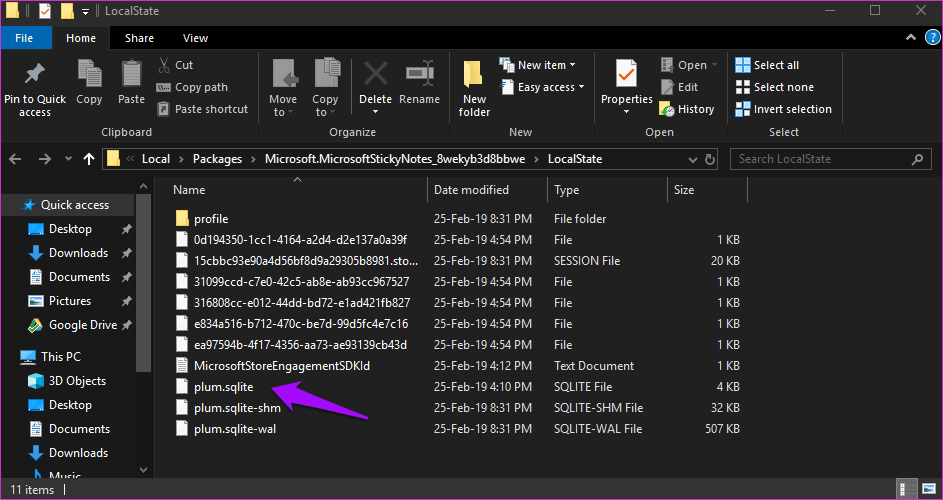 Recover Deleted Sticky Notes In Windows 10 7