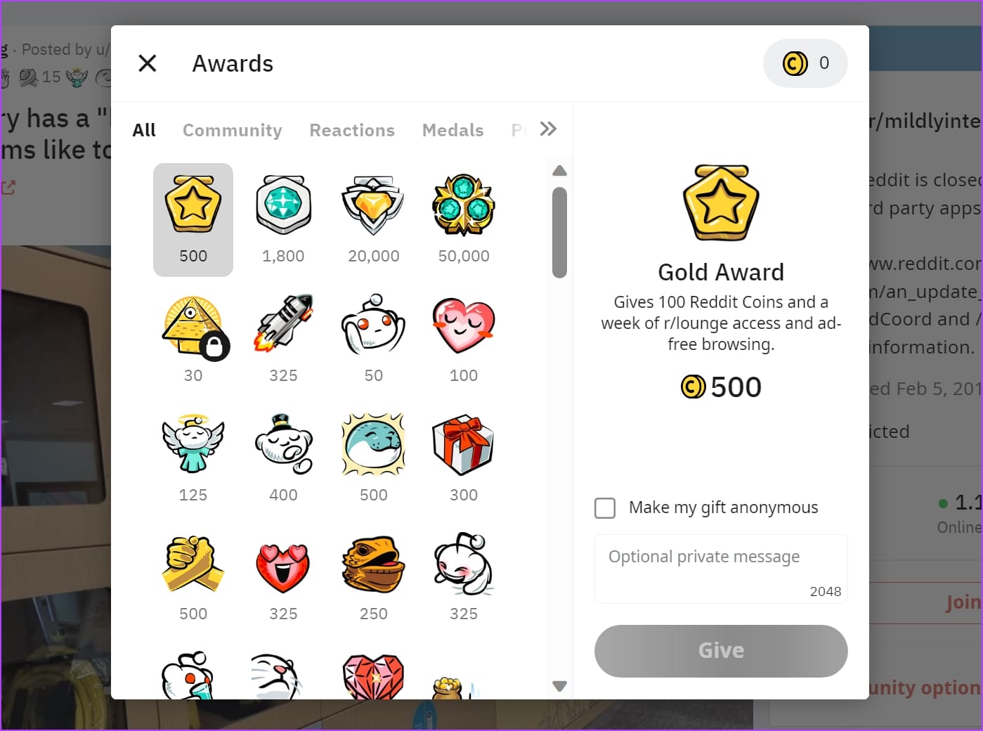 Reddit Awards
