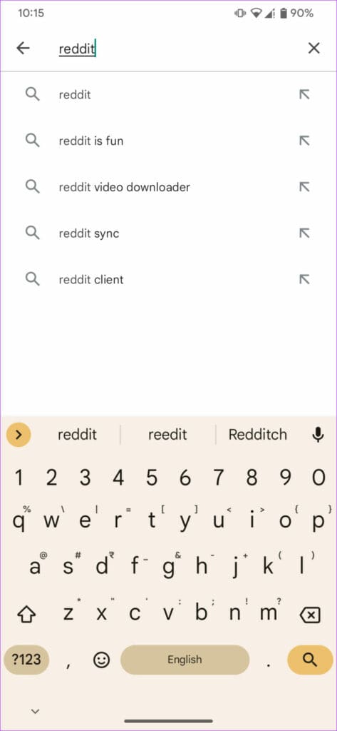 search for reddit
