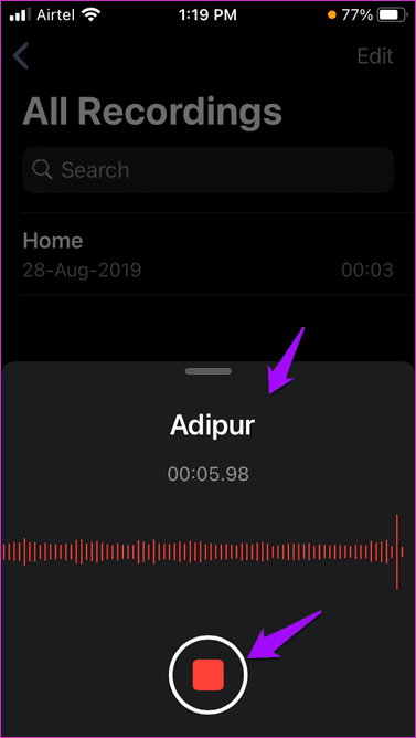 Reduce Background Noise in Voice Memos on i Phone 3