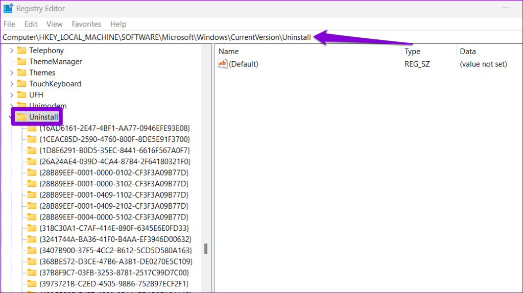 Registry Editor