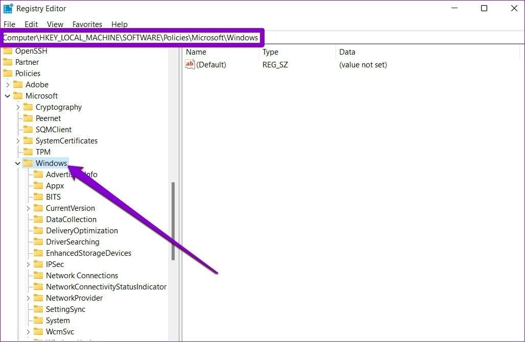 Registry Editor