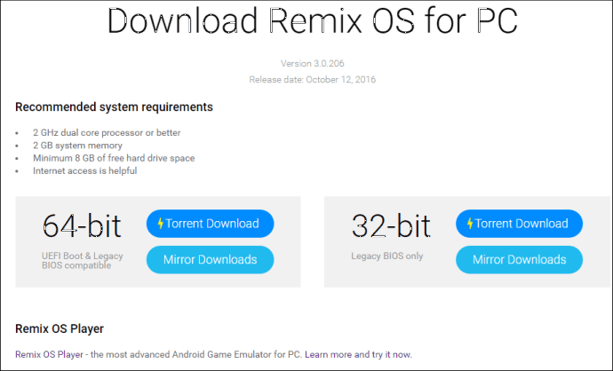 Remix Os Pc