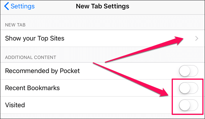 Remove Firefox Top Sites And Highlights 12