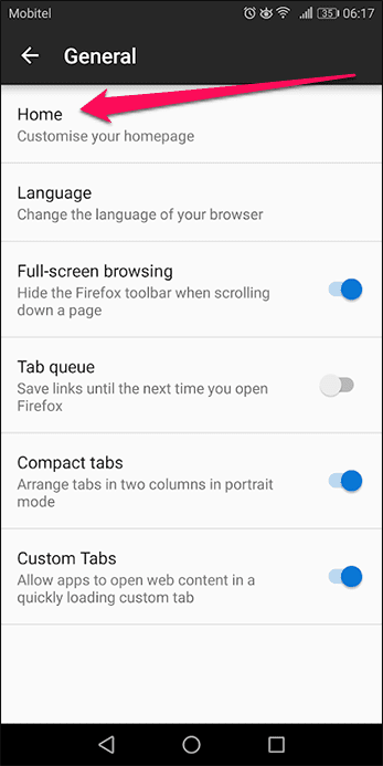 Remove Firefox Top Sites And Highlights 7