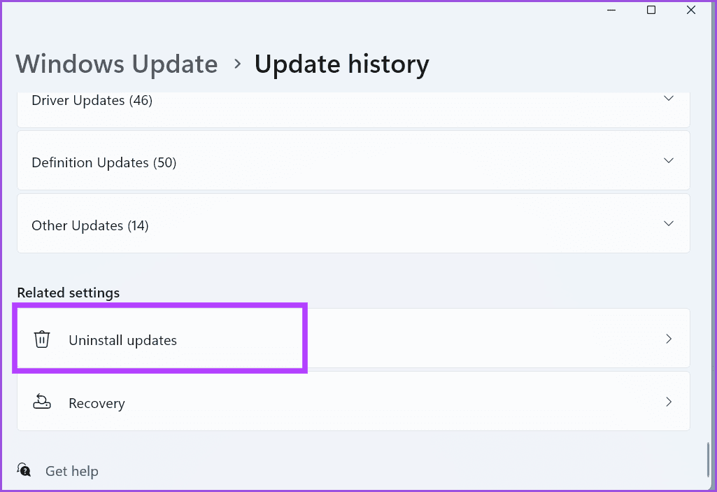 windows update settings