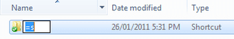 Rename Shortcut