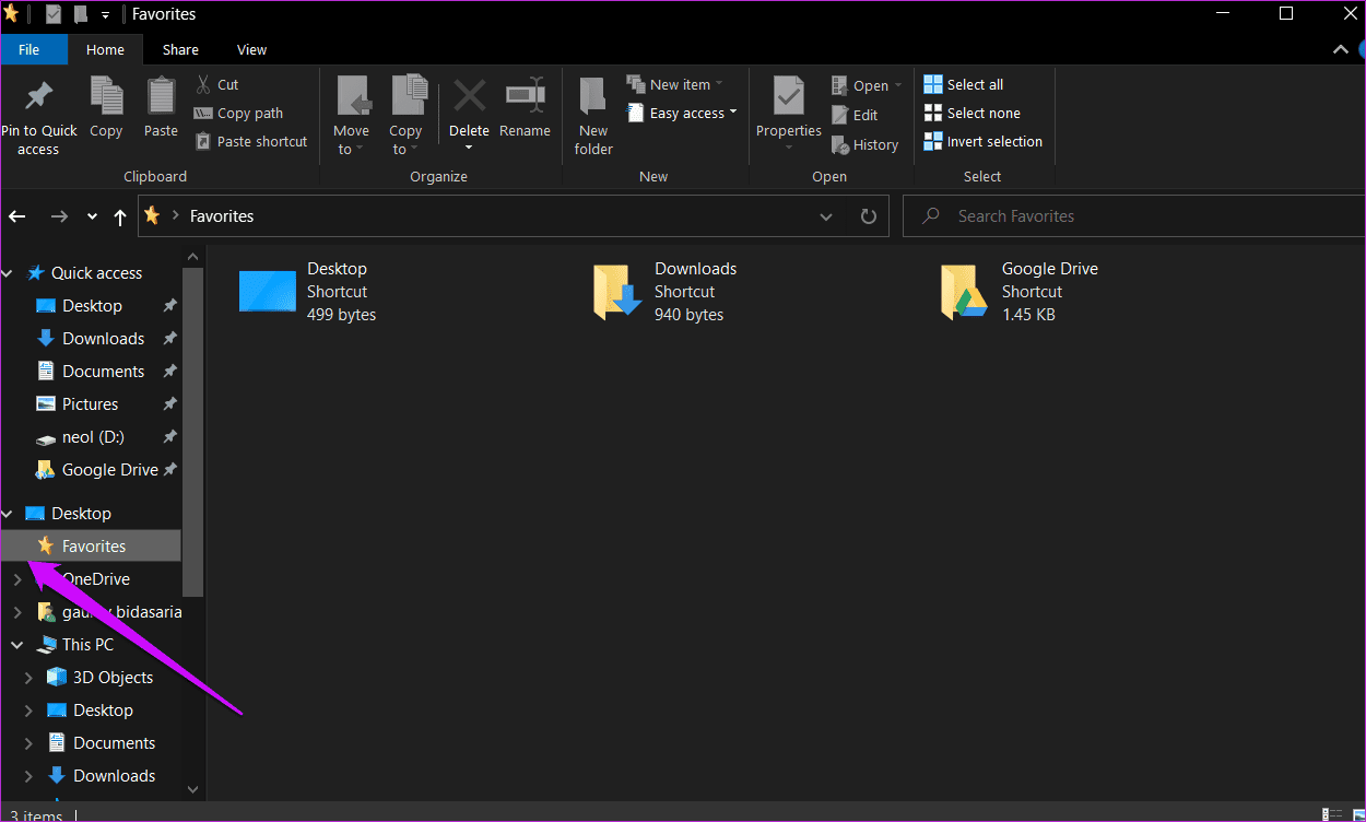 Replace Quick Access With Favorites in Windows 10 11
