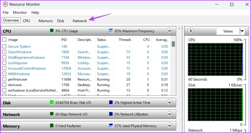 Resource Monitor homepage