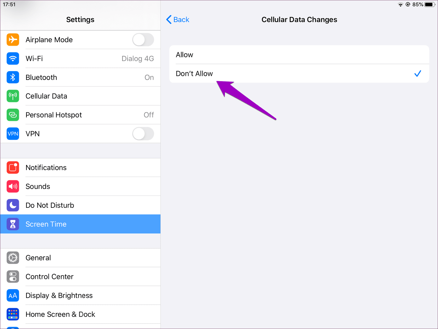 Restrict Cellular Data Iphone Ipad 10