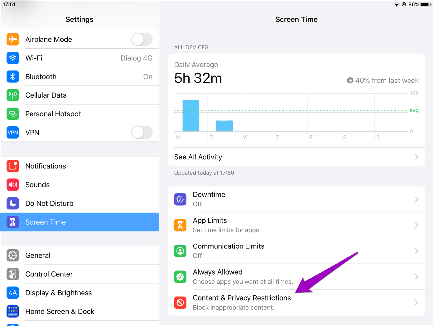 Restrict Cellular Data Iphone Ipad 2