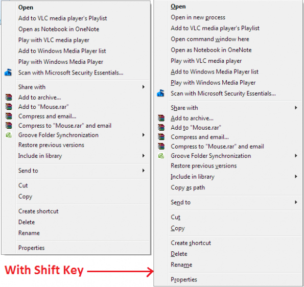 Right Click Menu E1342960684641