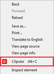 Right Click Option