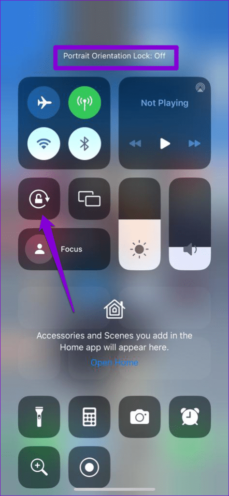 Rotation Lock Off