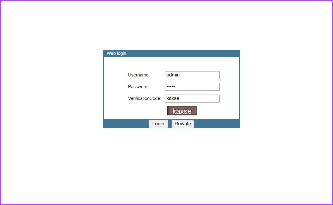 Router Login- Fix Authentication Error