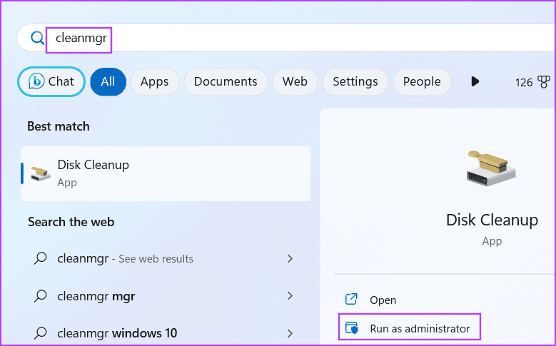 start menu