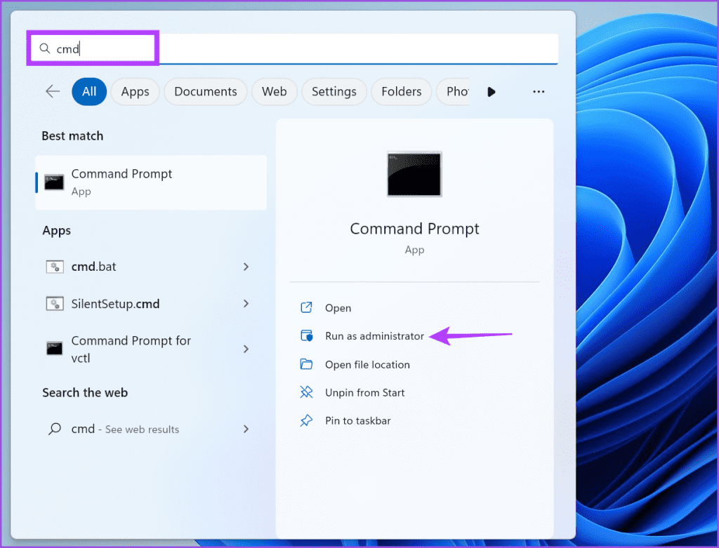 start menu
