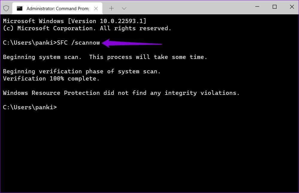 SFC Scan on Windows