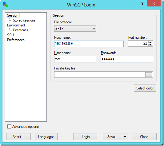 Ssh Sftp Login