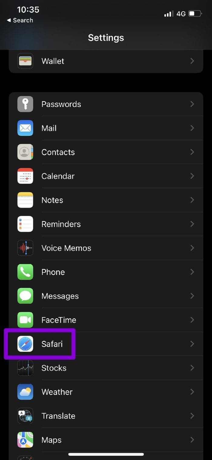 Safari App