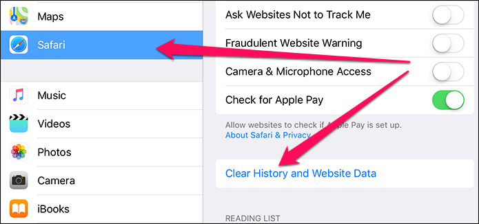 Safari Clear History And Website Data Grayed Out 5