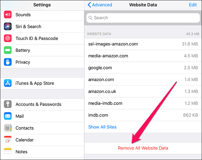 Safari Clear History And Website Data Grayed Out 8